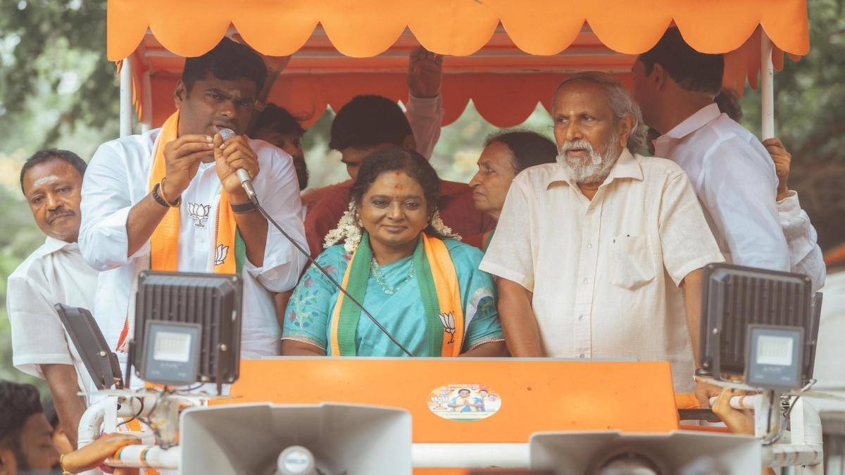 "மயிலாப்பூரில் பாஜக-வின் அனல் பறக்கும் பிரச்சாரம்!" – தமிழிசைக்காக வீதியில் இறங்கிய அண்ணாமலை