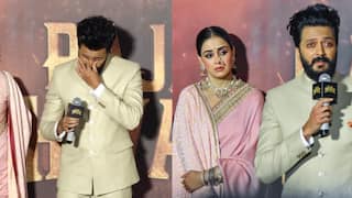 WATCH: Genelia Deshmukh Breaks Down, Riteish Deshmukh Also Gets Emotional At Raja Shivaji Trailer Launch