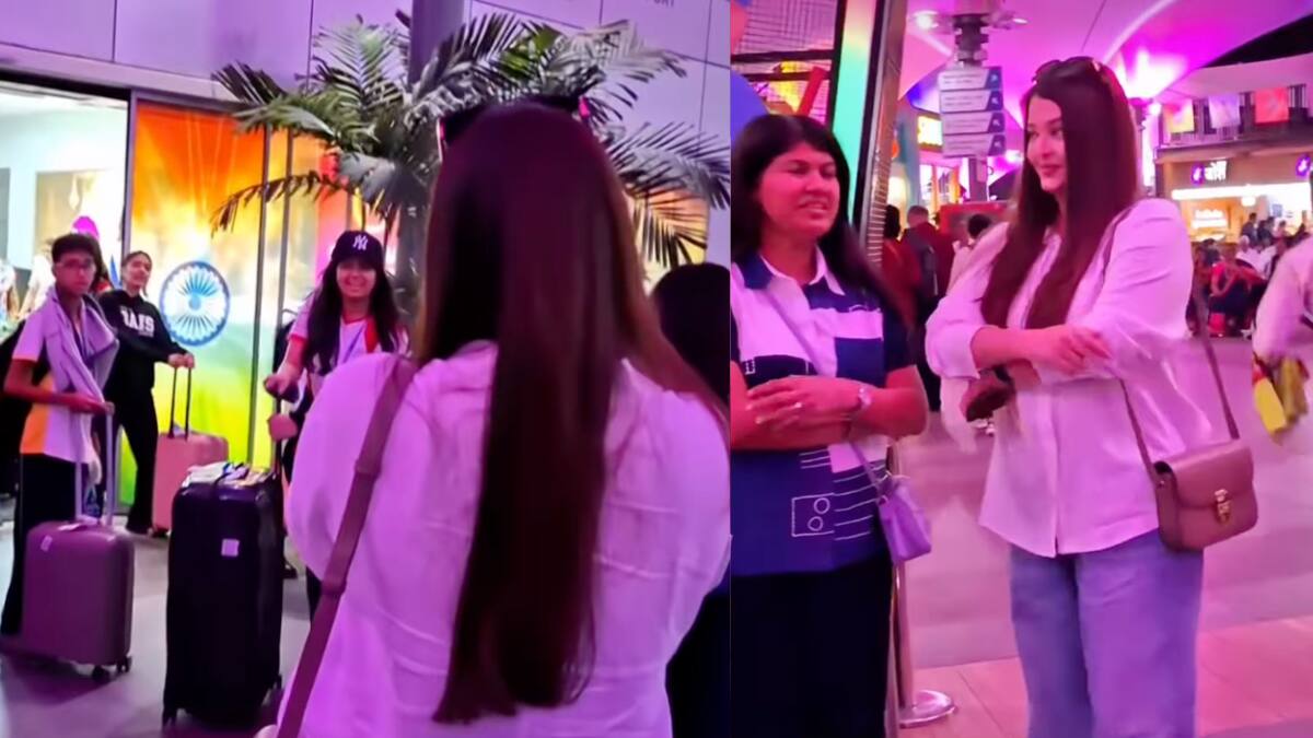WATCH: Aishwarya Rai Bachchan Receives Daughter Aaradhya At Airport, Heartwarming Moment Goes Viral