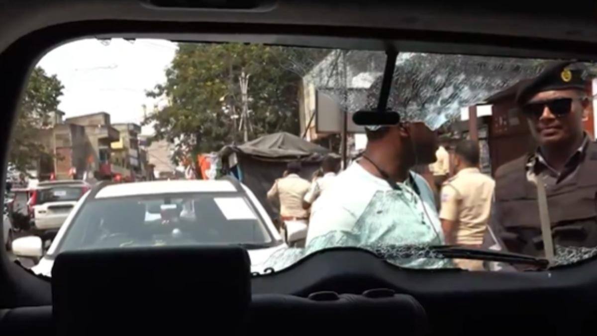 BJP Leader Agnimitra Paul's Car Attacked In Asansol; Rear Window Shattered In Stone Pelting