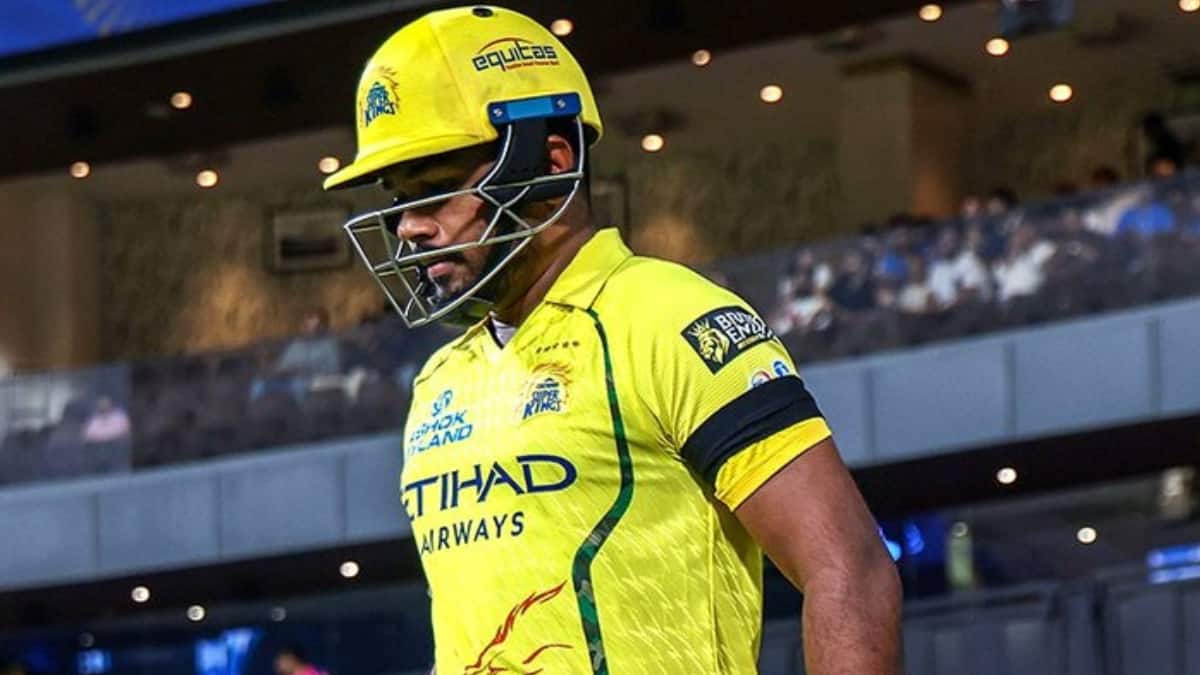 CSK Black Armbands Honor Mukesh Choudhary Mother In MI Clash