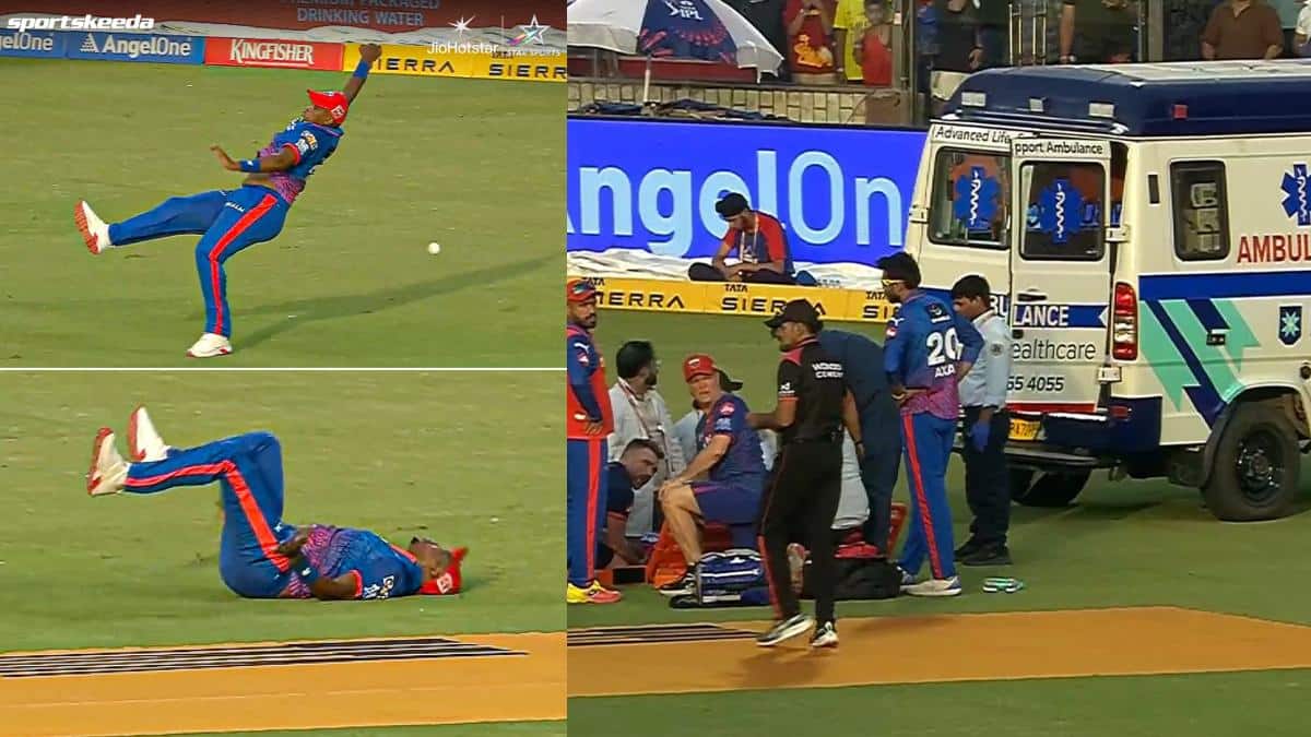 Lungi Ngidi Injured: कैच लेने के चक्कर में भयंकर चोटिल हुआ दिल्ली का खूंखार गेंदबाज, स्ट्रेचर पर ले जाना पड़ा अस्पताल