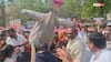 सपा चीफ का पुतला फूंकने के दौरान झुलसीं बीजेपी नेता, अखिलेश यादव बोले- इलाज की व्यवस्था की जाए