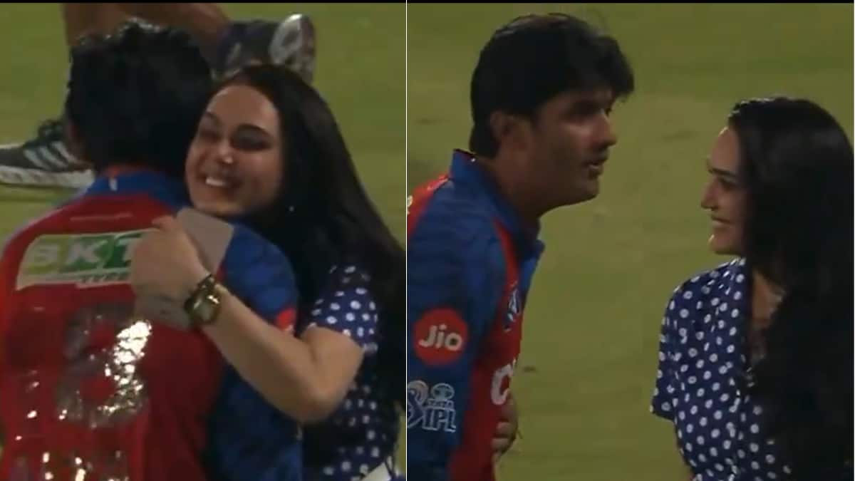 Preity Zinta Viral Video After Punjab Kings Record Chase