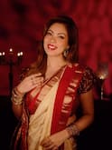 Mumnmun Datta: मोकळे केस, कपाळावर टिकली अन् लाल लिपस्टिक; जेठालालच्या लाडक्या बबिताजींच्या साडीतल्या अदांवर सारेच फिदा