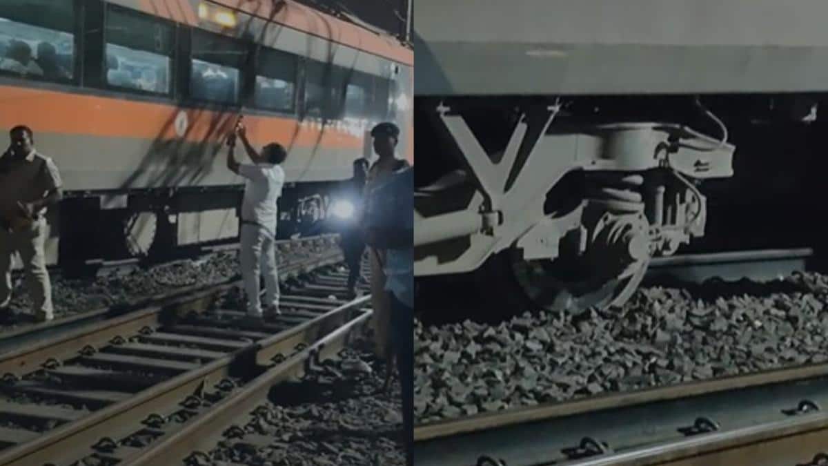 Mumbai-Solapur Vande Bharat Express Derails While Entering Pune Station