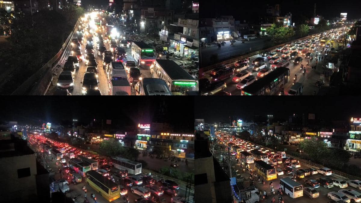தேர்தல் முடிந்து மக்கள் வருவார்கள் என்று தெரியாதா? ஸ்தம்பித்த நெடுஞ்சாலை! எங்கே போலீஸ்?