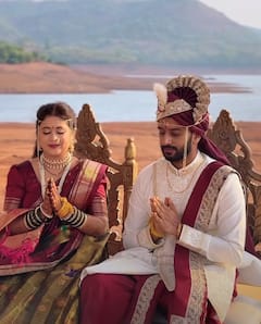 Gayatri Wedding: नवरी नटली...नऊवारी साडी अन् नाकात नथ, अभिनेत्री गायत्री दातारचा पारंपारिक लग्नाचा लूक पाहिलात का?