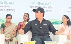 चिमुकलीचं भाषण, क्रिकेटचा देव पाहातच राहिला; सचिन तेंडुलकरची 4 थी शिकणाऱ्या विद्यार्थीनीला शाबासकी