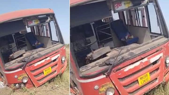 धुळे येथून भुसावळकडे जाणाऱ्या एसटी बसचा भीषण अपघात झाला. बस अचानक अनियंत्रित झाल्याने प्रवाशांमध्ये घबराट पसरली आणि आरडाओरडा सुरू झाला.