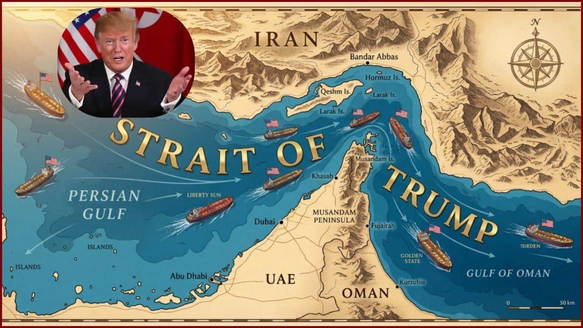 Donald Trump: ''Strait of Trump'‘-ஆ.?! உங்க அட்ராசிட்டிக்கு ஒரு அளவே இல்லையா.? இப்படி பண்றீங்களே ட்ரம்ப் சார்.?!