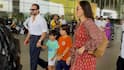 ABP Live Celeb Spotted: Kareena Kapoor, Saif Ali Khan Serve Effortless Airport Looks With Kids
