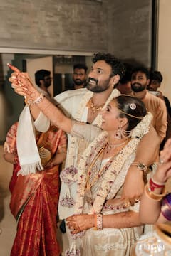 Bellamkonda Sai Sreenivas Weds Kavya: బెల్లంకొండ సాయి శ్రీనివాస్ పెళ్లి ఫోటోలు... తిరుమలలో ఏడడుగులు వేసిన హీరో