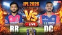 RR vs DC Live Score: आज जयपुर में राजस्थान और दिल्ली की भिड़ंत, कौन मारेगा बाजी? पढ़ें पल-पल की अपडेट