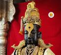 महाराष्ट्र दिननिमित्त विठ्ठल रुक्मिणीला हिरेजडीत दागिन्यांचा साज, भाविकांची मोठी गर्दी