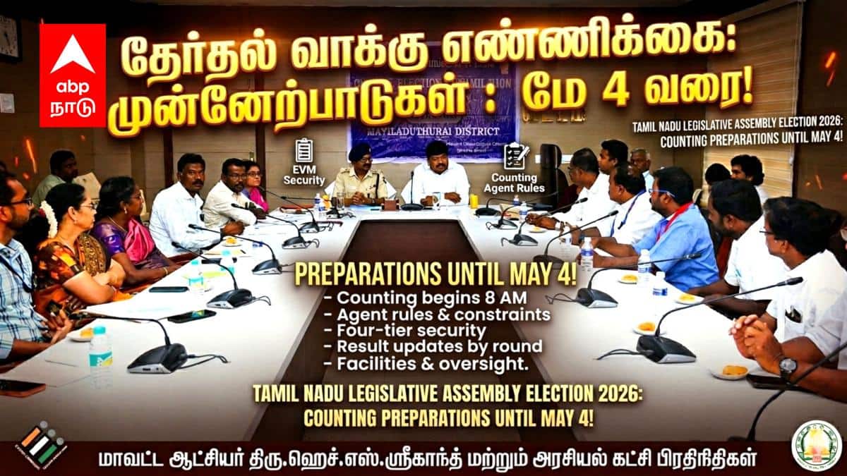 சட்டமன்ற தேர்தல் 2026: மயிலாடுதுறை மாவட்டத்தில் வாக்கு எண்ணும் பணிகள் எப்படி நடக்கும்? - முழு விவரம்!