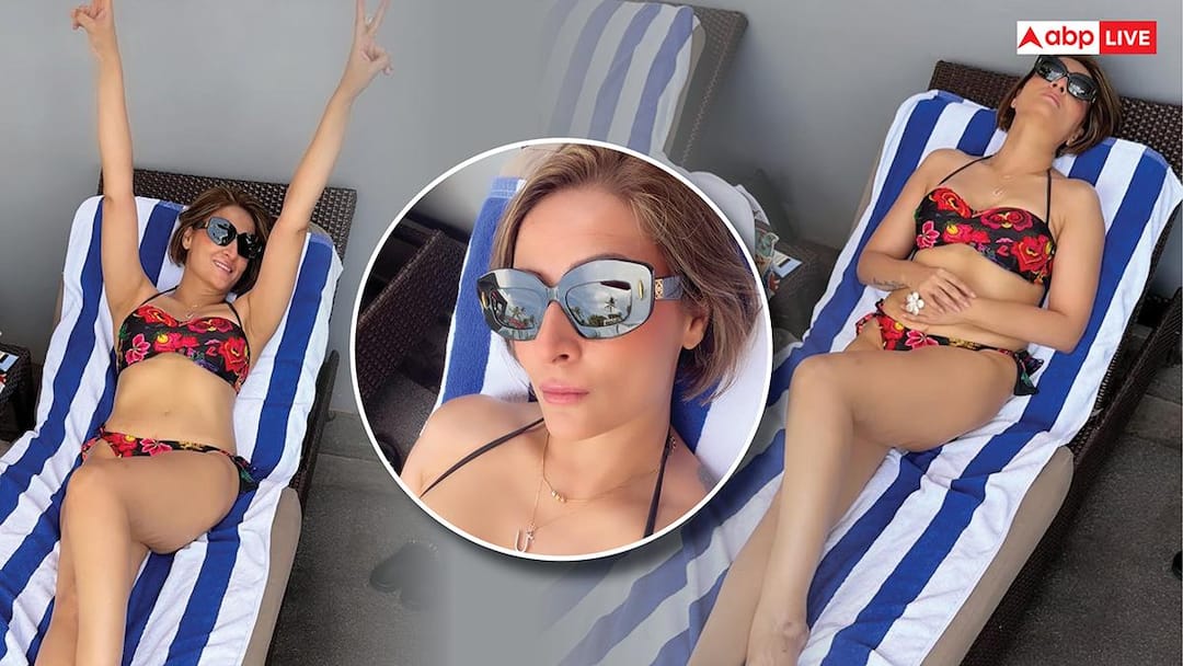 Urvashi Dholakia’s glamorous style at the age of 46, posed on the beach wearing a black bikini, see pictures