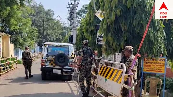 ত্রিস্তরীয় নিরাপত্তার ঘেরাটোপে রাখা হয়েছে EVM. স্ট্রংরুমের বাইরে রয়েছে কেন্দ্রীয় বাহিনী।  VIS ভবনের গেটের বাইরেও রয়েছে কেন্দ্রীয় বাহিনী ও সশস্ত্র রাজ্য পুলিশ।