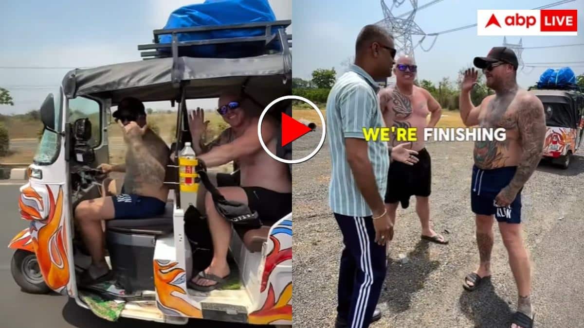 ऑटो में भारत घूमने निकले ऑस्ट्रेलियाई टूरिस्ट, केरल से जैसलमेर की कर रहे यात्रा, वीडियो देख चौंक जाएंगे आप
