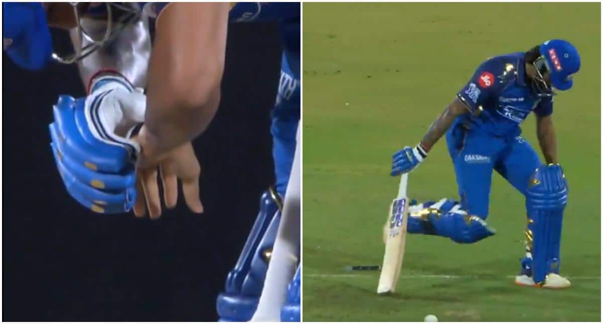 Watch: Tilak Varma's Expensive Watch Flies Off After Mis-Hit Shot