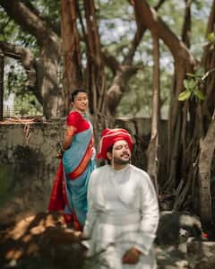 Marathi Actor Rugved Phadke Marriage Photos: मराठी अभिनेत्यानं गर्लफ्रेंडसोबत गुपचूप बांधली लग्नगाठ; दोघांच्या पारंपारिक लूकनं वेधलं लक्ष PHOTOs