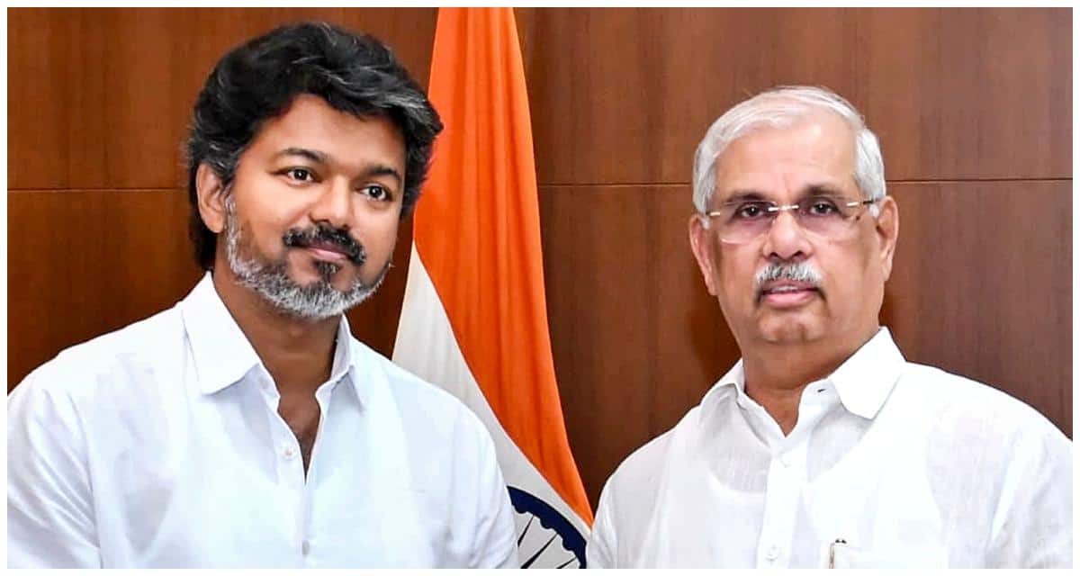 TVK Chief Vijay గవర్నర్‌తో విజయ్‌ సమావేశం! బలనిరూపణ అసెంబ్లీలో చేసుకుంటాని వెల్లడి! ప్రమాణస్వీకారానికి రిక్వస్ట్!