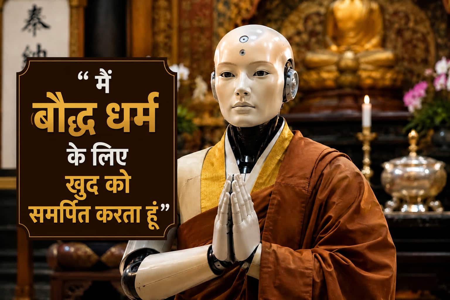 Robot Buddha: दक्षिण कोरिया से जापान तक रोबोट भिक्षु का प्रवचन, क्या अब AI रोबोट पढ़ाएंगे धर्म का पाठ?