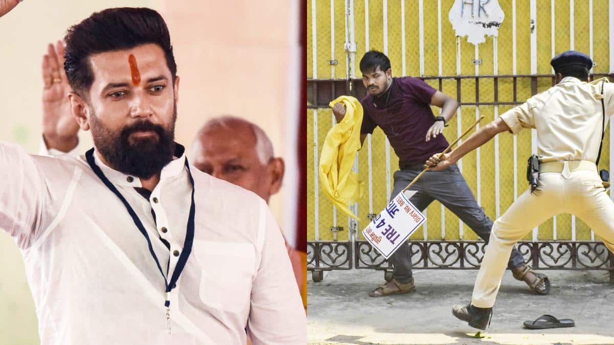 सम्राट की पुलिस ने शिक्षक अभ्यर्थियों को पीटा, लाठीचार्ज पर चिराग पासवान बोले- 'सरकार-प्रशासन को…'