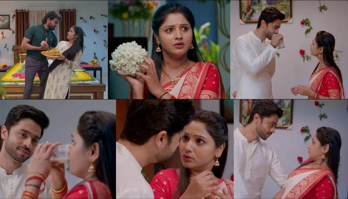 Nindu Manasulu Serial Today may 8th: నిండు మనసులు: సిద్ధూ ప్రేరణల ఫస్ట్‌నైట్! సిద్ధూ రొమాన్స్‌కి షాక్‌లో ప్రేరణ!