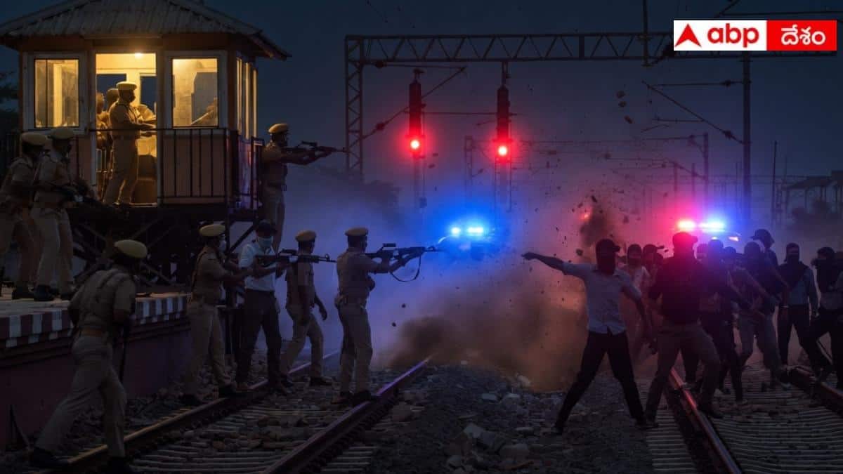 Gun Fire At Railway Station: నిడుబ్రోలు రైల్వే స్టేషన్ వద్ద ఉద్రిక్తత.. దొంగలపై కాల్పులు జరిపిన ఆర్ఫీఎఫ్, జీఆర్పీ పోలీసులు