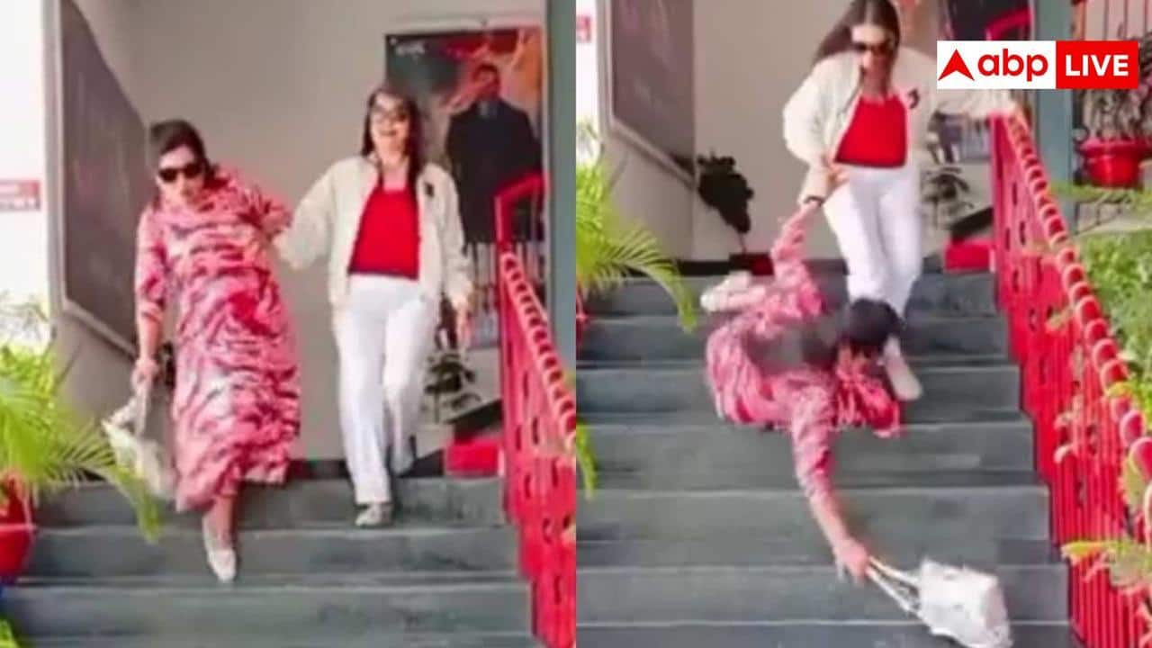 Viral Reel: रील तो बनी नहीं रेल बन गई... एक्शन झाड़ रही लड़की का कैमरे के सामने हुआ पोपट, वीडियो वायरल