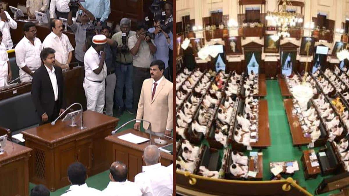 TN Assembly vote of confidence : விஜய் ஆட்சி தப்பிக்குமா.? சட்டசபையில் நம்பிக்கை வாக்கெடுப்பு எப்படி நடைபெறும்.? இதோ வழிமுறை