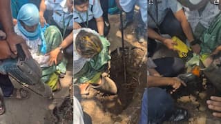Pimpri Chinchwad : 65 वर्षीय महिलेचा पाय रस्त्यावरील उघड्या व्हॉल्वमध्ये अडकला; दोन तासांच्या थरारानंतर सुखरूप सुटका