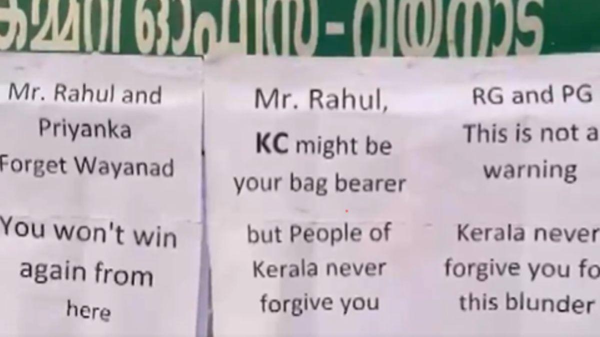 ‘Forget Wayanad’: Posters Warning Rahul, Priyanka Surface In Kerala Amid CM Deadlock