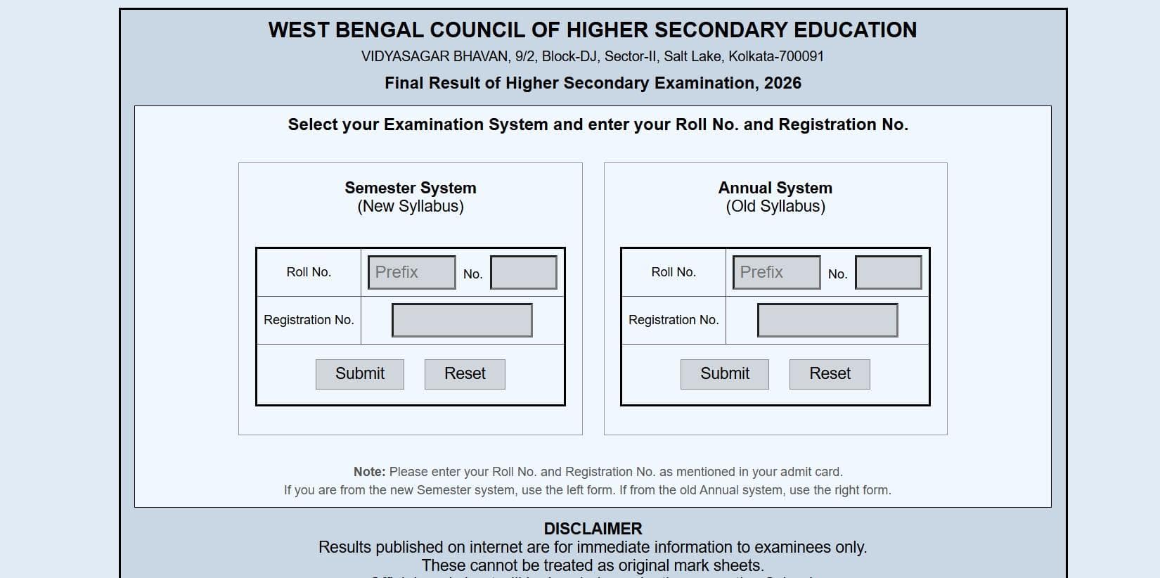 West Bengal HS Result 2026 OUT: WBCHSE Class 12 Result Declared, Direct Link To Check Here