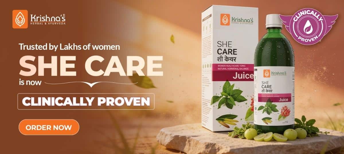 Krishna’s Ayurveda, She Care Juice Clinically Proven To Support PCOD Management In 90 Days