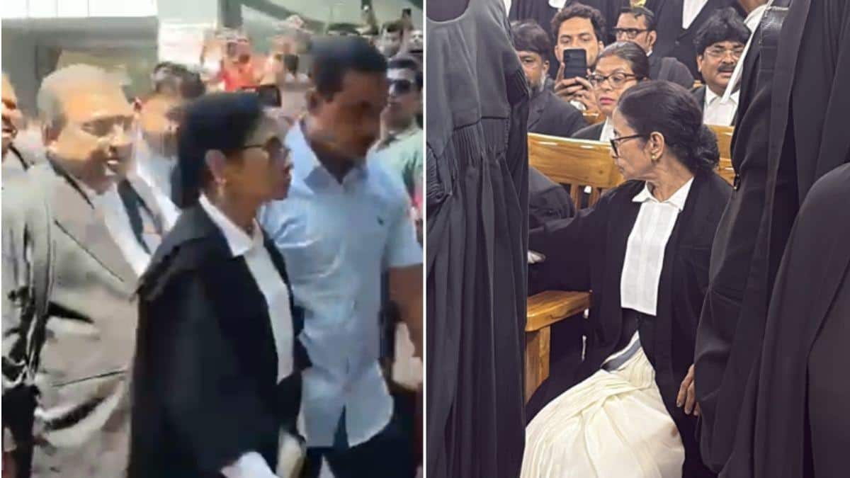 Mamata Banerjee Reaches Calcutta HC In Lawyer's Robes To Argue Post-Poll Violence Case
