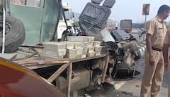 Palghar News: चांदीच्या विटा नेणारी व्हॅन पलटी, मुंबईहून गुजरातला जाताना अपघात; पालघरमधील चारोटी उड्डाणपुलावरील घटना