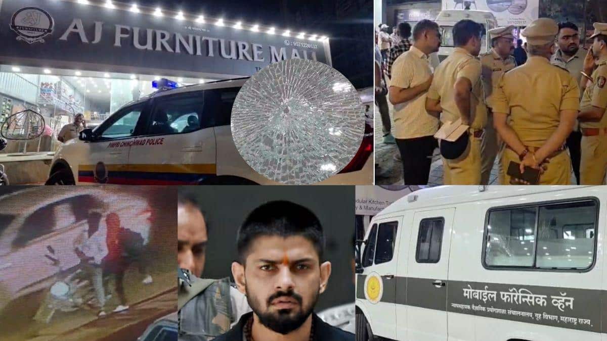Pune Crime Firing Lawrence bishnoi gang: पिंपरी-चिंचवडमधील एजे फर्निचर  मॉलवर लॉरेन्स बिश्नोई गँगच्या शुटर्सचा गोळीबार, शुभम लोणकरची फेसबुक पोस्ट  ...