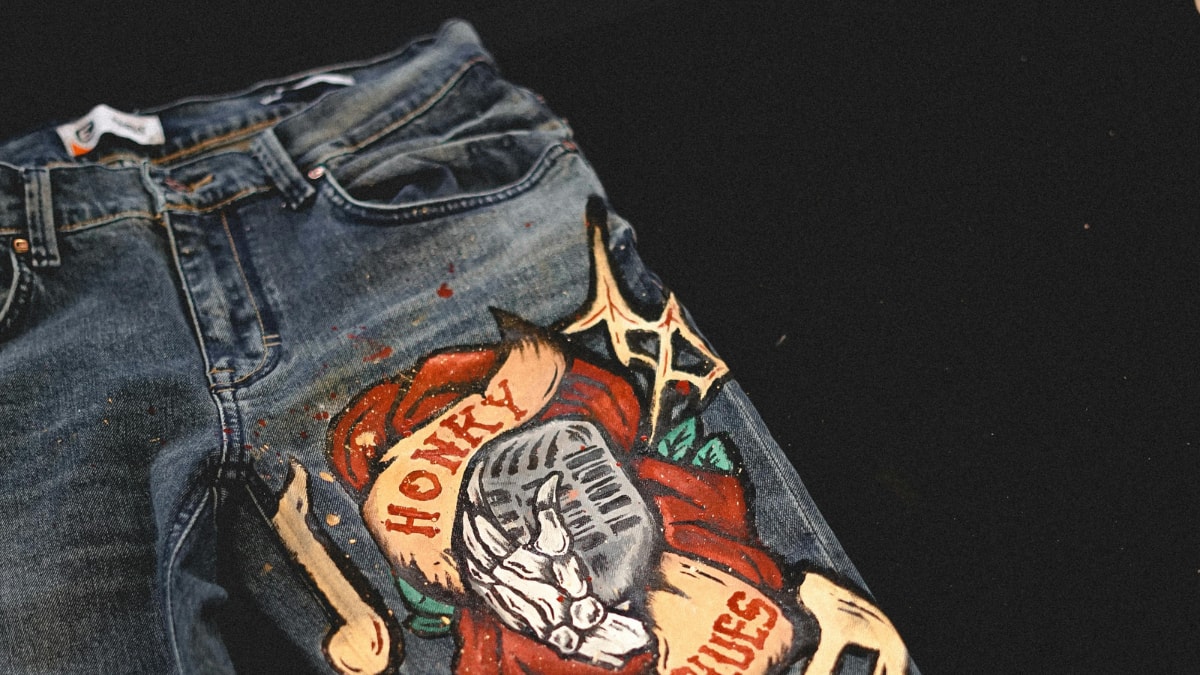 Printed Jeans