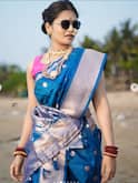 Gautami Patil LOOK: जरतारी काठ, नऊवारी थाट.. गौतमीच्या नव्या लुकची एकच चर्चा; पदर उडवताच चाहत्यांना भुरळ, PHOTOs