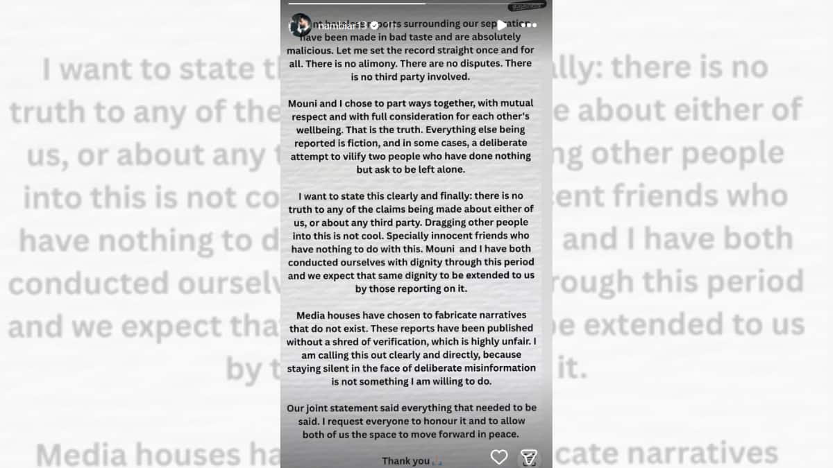 (Image Source: Instagram/@nambiar13)