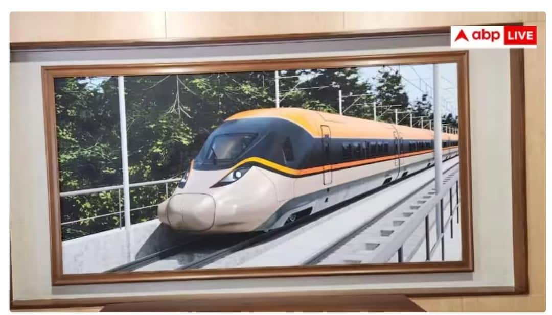 First Look Of India's Bullet Train: Saffron-Coloured ‘Queen Of Speed’ Sparks Buzz Online First Look Of India's Bullet Train: Saffron-Coloured ‘Queen Of Speed’ Sparks Buzz Online