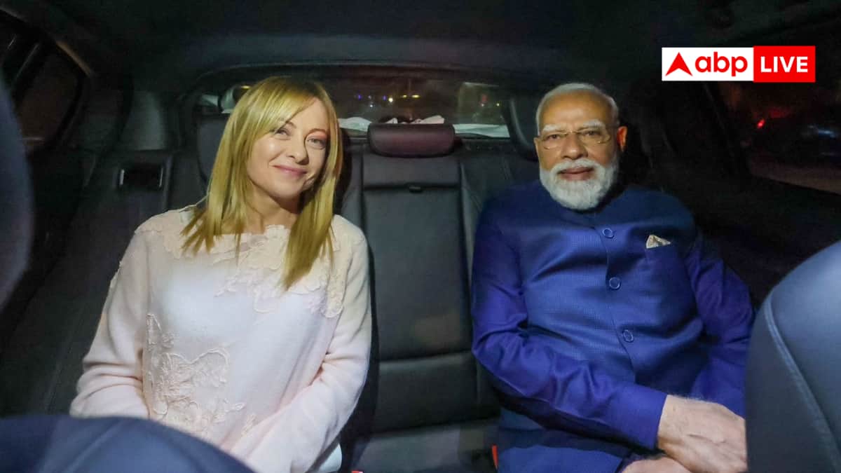 इटली में PM मोदी ने जॉर्जिया मेलोनी के साथ किया डिनर, फिर एक ही कार में गए घूमने, PHOTOS