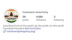 Cockroach Janta Party Surpasses BJP On Instagram, Crosses 9 Million Followers In Four Days