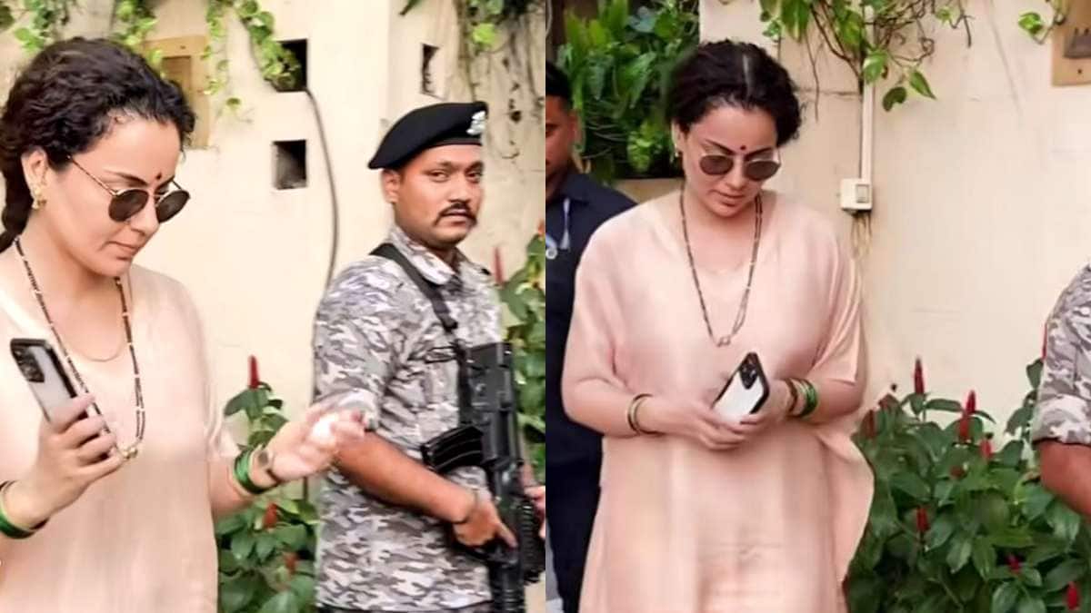 Kangana Ranaut : కంగనా మెడలో నల్లపూసల దండ, చేతికి గాజులు - సీక్రెట్ మ్యారేజ్ చేసుకున్నారా? అంటూ...
