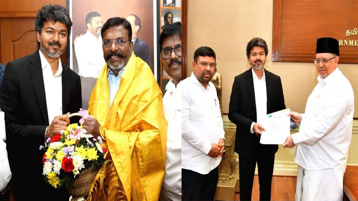 TVK Ministers: அமைச்சரவையில் விசிக, இந்திய யூனியன் முஸ்லீம் லீக்! புதிய வரலாறு படைத்த விஜய்!