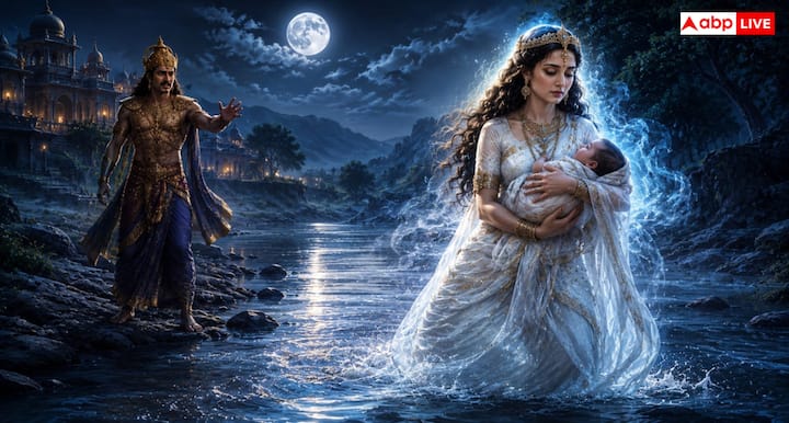 विवाह के बाद गंगा को एक-एक करके सात पुत्र हुए, लेकिन हर पुत्र के जन्म के बाद वह उसे गंगा नदी में प्रवाहित कर देती थीं. राजा शांतनु अपने वचन के कारण मौन रहे, पर उनके मन में गहरा दुःख था. पूरे राज्य में यह रहस्य चर्चा का विषय बन गया कि आखिर रानी ऐसा क्यों कर रही हैं.
