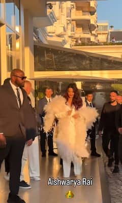 Aishwarya Rai Cannes 2026: ऐश्वर्या रायचा कान्स 2026 मधील शेवटचा लूक पाहिलात? पांढऱ्याशुभ्र फेदर ड्रेसमध्ये केलं चाहत्यांना घायाळ