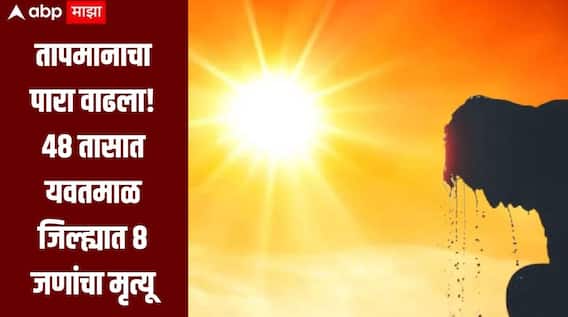 धक्कादायक! गेल्या 48 तासात यवतमाळ जिल्ह्यात 8 जणांचा मृत्यू, उष्माघातानं बळी गेल्याचं अंदाज